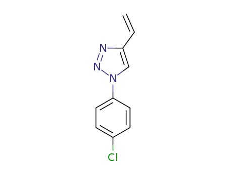 Molecular Structure of 1325725-19-6 (1-(4-chlorophenyl)-4-vinyl-1H-1,2,3-triazole)