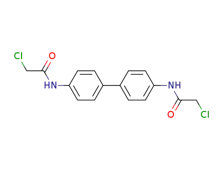 Molecular Structure of 2653-11-4 (Acetamide, N,N'-[1,1'-biphenyl]-4,4'-diylbis[2-chloro-)