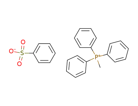 Molecular Structure of 95736-42-8 (Phosphonium, methyltriphenyl-, benzenesulfonate)