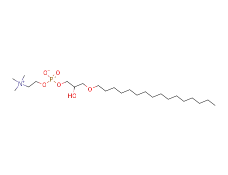 2-hydroxy-3-(hexadecyloxy)-propyl 2-trimethylammonioethyl phosphate