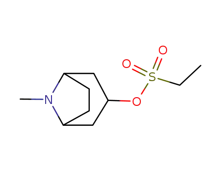 Molecular Structure of 35179-02-3 (8-methyl-8-azabicyclo[3.2.1]octan-3-ylethanesulfonate)