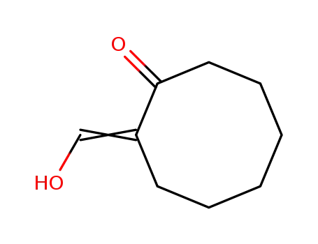 Molecular Structure of 936-65-2 (Cyclooctanone, 2-(hydroxymethylene)-)