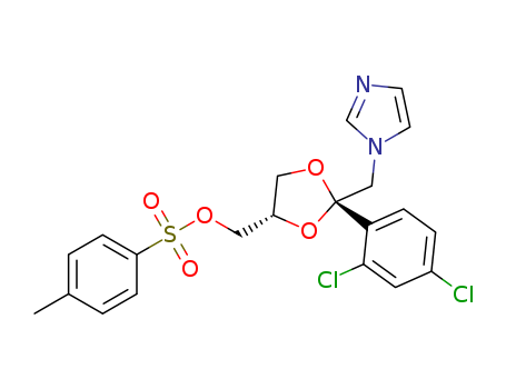 1,3-Dioxolane-4-methanol,2-(2,4-dichlorophenyl)-2-(1H-imidazol-1-ylmethyl)-,4-(4-methylbenzenesulfonate), (2R,4R)-rel-