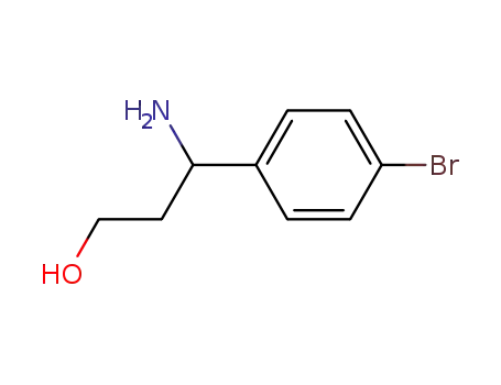 Molecular Structure of 787615-14-9 (3-(4-BROMOPHENYL)-DL-BETA-ALANINOL)