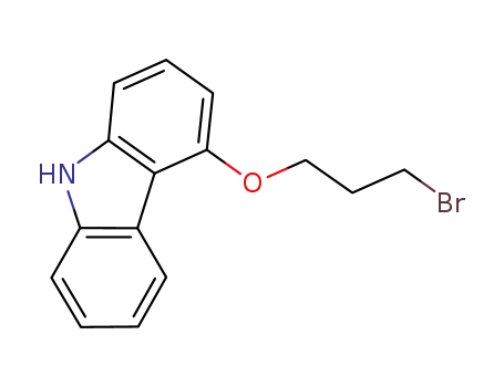Molecular Structure of 1047632-41-6 (4-(3-bromopropoxy)-9H-carbazole)