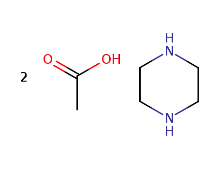 Molecular Structure of 7204-34-4 (Piperazine, diacetate)