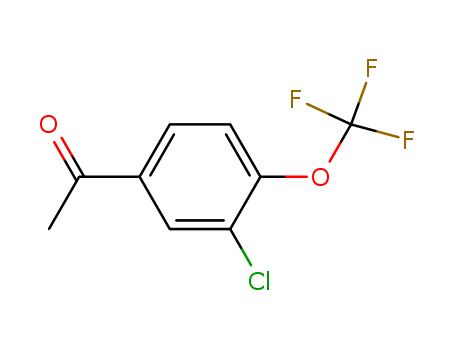 3-Chloro-4-(trifluoromethoxy)acetophenone cas no. 129604-27-9 98%