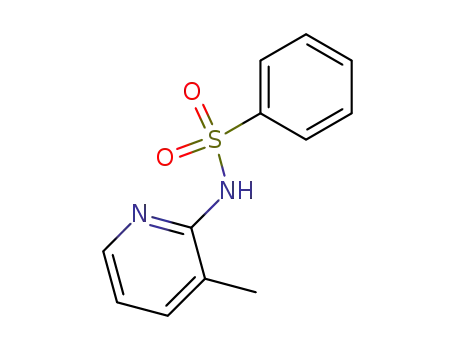 Molecular Structure of 104997-29-7 (N-(3-methylpyridin-2-yl)benzenesulfonamide)