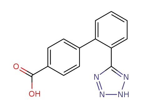 4-[2-(2H-tetrazol-5-yl)phenyl]benzoic acid