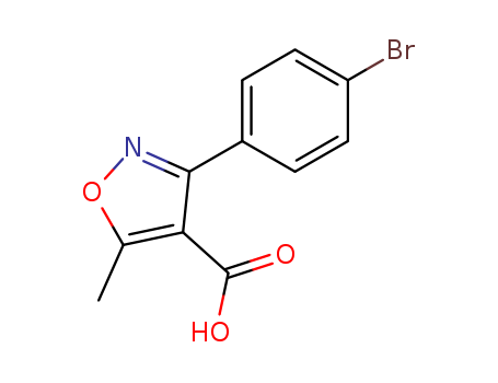 4-Isoxazolecarboxylic acid, 3-(4-bromophenyl)-5-methyl-