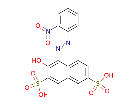 3-hydroxy-4-(2-nitro-phenylazo)-naphthalene-2,7-disulfonic acid
