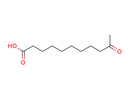 Molecular Structure of 676-00-6 (10-Oxoundecanoic acid)