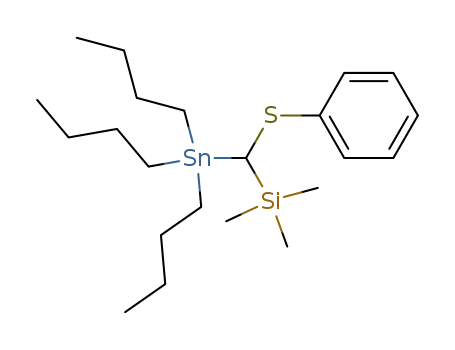 Trimethyl[(phenylthio)(tributylstannyl)methyl]silane