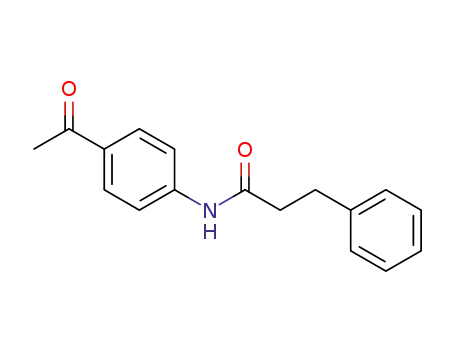 N-(4-acetylphenyl)-3-phenylpropanamide