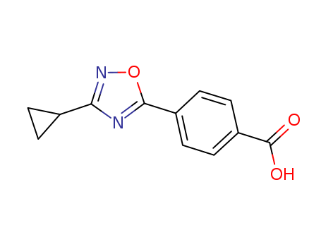 4-(3-cyclopropyl-1,2,4-oxadiazol-5-yl)benzoic acid