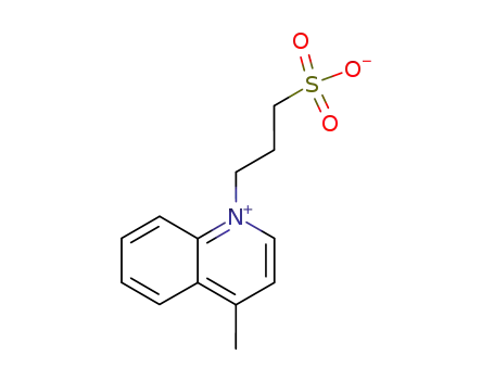Molecular Structure of 56405-66-4 (3-(4-methylquinolin-1-ium-1-yl)propane-1-sulfonate)