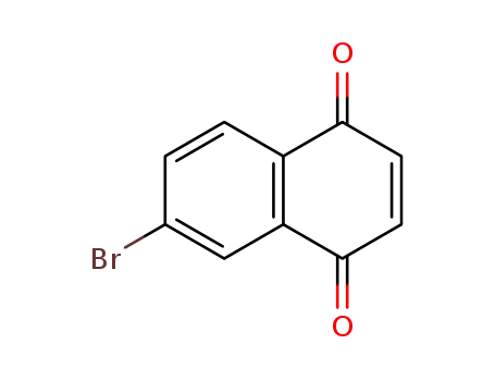 Molecular Structure of 71127-64-5 (1,4-Naphthalenedione, 6-bromo-)