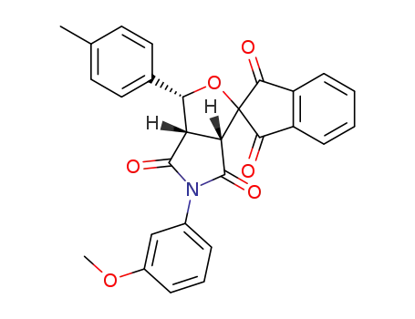 1-(4-methylphenyl)-5-(3-methoxyphenyl)-1,3-dihydrospiro(1H-furo[3,4-c]pyrrole-3,2'-[1'H]-indene)-1',3',4,6(2'H,3H,5H)-tetrone