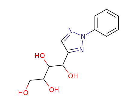 Molecular Structure of 14575-41-8 (1-(2-phenyl-2H-1,2,3-triazol-4-yl)butane-1,2,3,4-tetrol)
