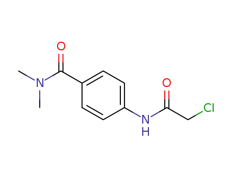 Molecular Structure of 747411-56-9 (4-[(CHLOROACETYL)AMINO]-N,N-DIMETHYLBENZAMIDE)