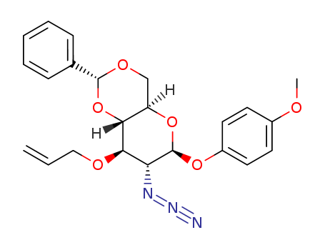 4-METHOXYPHENYL 3-O-ALLYL-2-AZIDO-4,6-O-BENZYLIDENE-2-DEOXY-BETA-D-GLUCOPYRANOSIDE