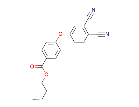 4-(3,4-dicyano-phenoxy)benzoic acid butyl ester
