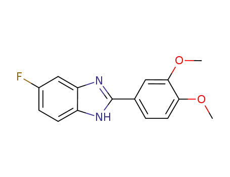 5<sup>(6)</sup>-fluoro-2-(3,4-dimethoxy)phenyl-1H-benzimidazole