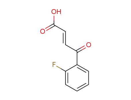 Molecular Structure of 1058086-76-2 ((E)-4-(2'-fluorophenyl)-4-oxobut-2-enoic acid)