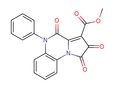 3-methoxycarbonyl-5-phenyl-1,2,4,5-tetrahydropyrrolo[1,2-a]quinoxaline-1,2,4-trione
