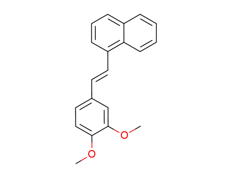 Molecular Structure of 23833-70-7 ((E)-1-(3,4-dimethoxystyryl)naphthalene)