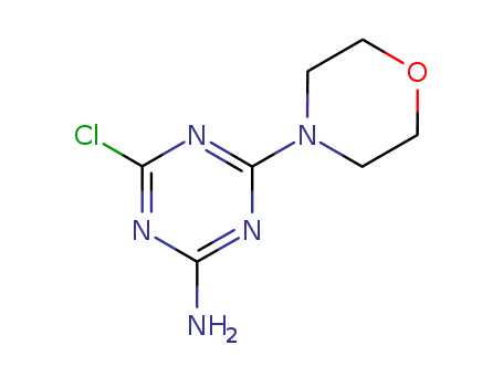 4-Chloro-6-(4-morpholinyl)-1,3,5-triazin-2-ylamine