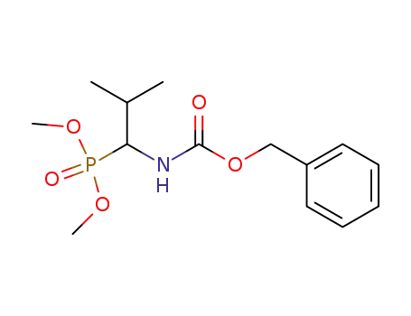 Carbamic acid, [1-(dimethoxyphosphinyl)-2-methylpropyl]-,
phenylmethyl ester