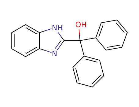 Molecular Structure of 1235-28-5 (1H-benzimidazol-2-yl(diphenyl)methanol)