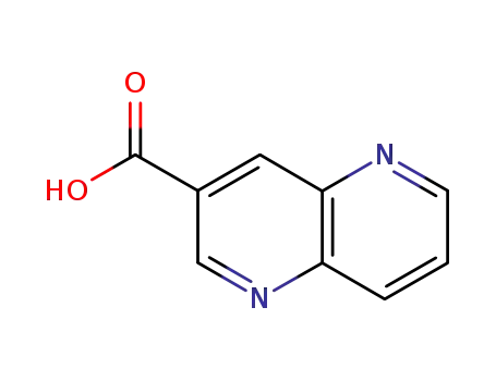 Molecular Structure of 90418-64-7 (1,5-Naphthyridine-3-carboxylic acid)