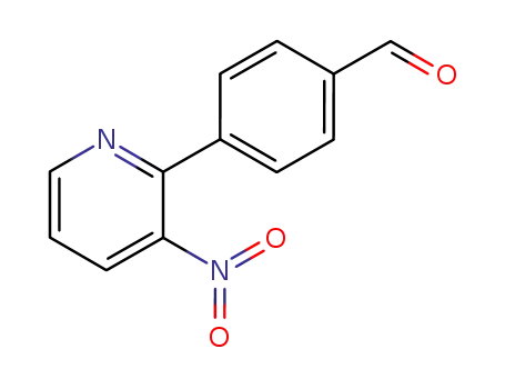 Molecular Structure of 847446-87-1 (4-(3-NITRO-2-PYRIDINYL)BENZENECARBALDEHYDE)