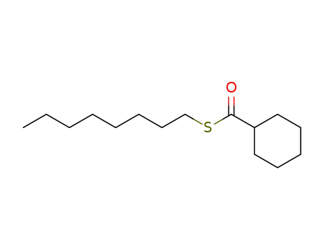 Cyclohexanecarbothioic acid, S-octyl ester