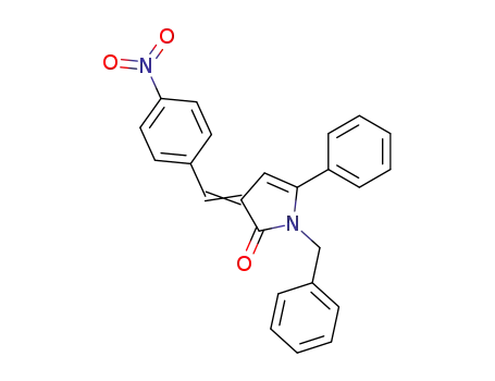 1-benzyl-3-(4-nitrobenzylidene)-5-phenyl-1,3-dihydro-2H-pyrrol-2-one