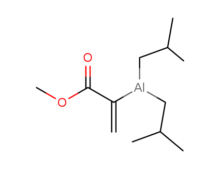 Molecular Structure of 107270-46-2 (Aluminum, [1-(methoxycarbonyl)ethenyl]bis(2-methylpropyl)-)