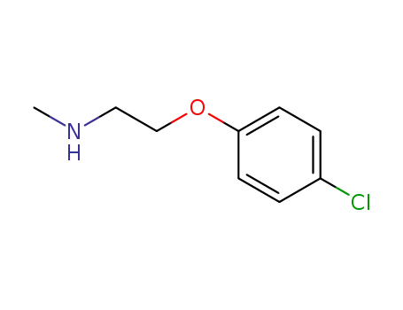Molecular Structure of 65686-13-7 (2-(4-CHLORO-PHENOXY)ETHYL METHYL AMINE)