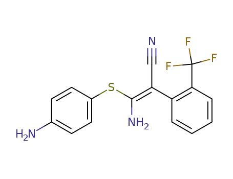 alpha-[Amino[(4-aminophenyl)thio]methylene]-2-(trifluoromethyl)benzeneacetonitrile