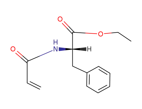 Molecular Structure of 56598-30-2 ((S)-N-1-ethoxycarbonyl-2-phenylethylacrylamide)