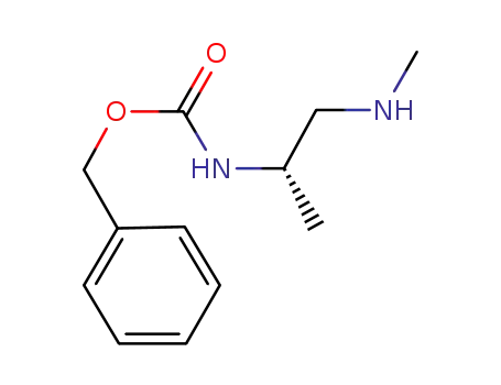 Molecular Structure of 866933-34-8 ((S)-benzyl 1-(MethylaMino)propan-2-ylcarbaMate)