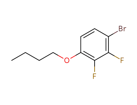 Molecular Structure of 247176-22-3 (1-BROMO-4-BUTOXY-2,3-DIFLUOROBENZENE)