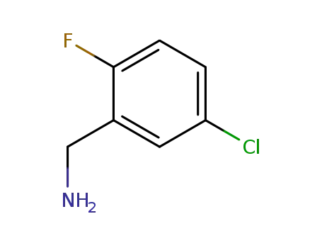 Molecular Structure of 261723-26-6 (5-CHLORO-2-FLUOROBENZYLAMINE)