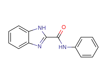 Molecular Structure of 13745-42-1 (1H-Benzimidazole-2-carboxamide, N-phenyl-)