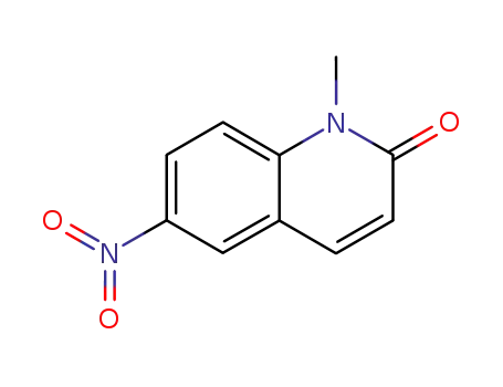 Molecular Structure of 29969-52-6 (2(1H)-Quinolinone, 1-methyl-6-nitro-)