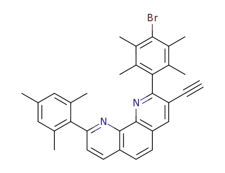 1,10-Phenanthroline,
2-(4-bromo-2,3,5,6-tetramethylphenyl)-3-ethynyl-9-(2,4,6-trimethylphenyl
)-
