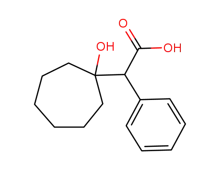 Cycloheptaneacetic acid, 1-hydroxy-a-phenyl-