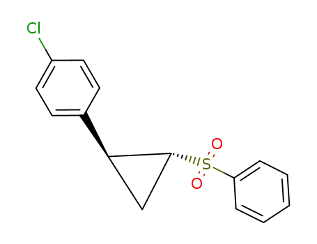 Benzene, 1-chloro-4-[2-(phenylsulfonyl)cyclopropyl]-