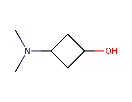 Molecular Structure of 18126-77-7 (cis-3-(dimethylamino)cyclobutanol)